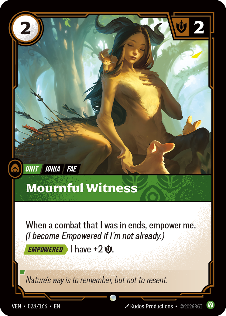 Mournful Witness — Riftbound TCG card