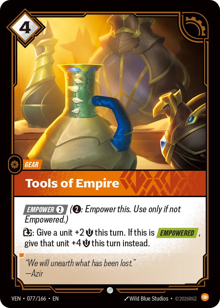 Tools of Empire — Riftbound TCG card