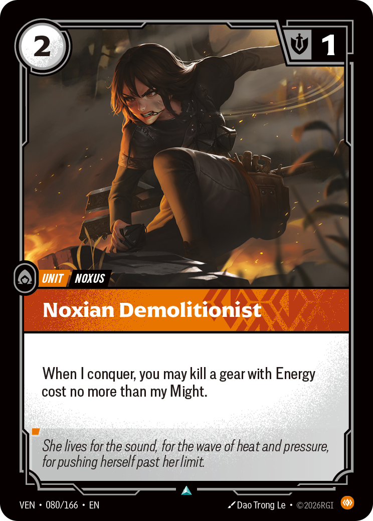 Noxian Demolitionist — Riftbound TCG card