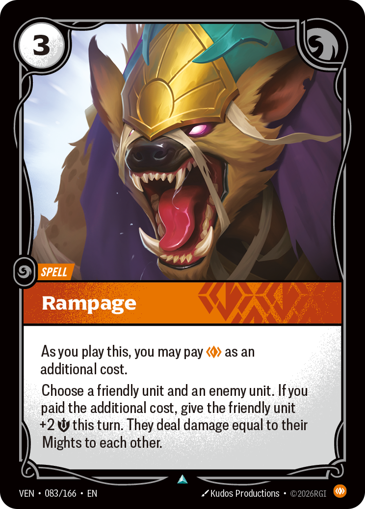 Rampage — Riftbound TCG card