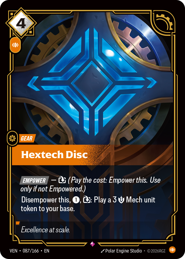 Hextech Disc — Riftbound TCG card