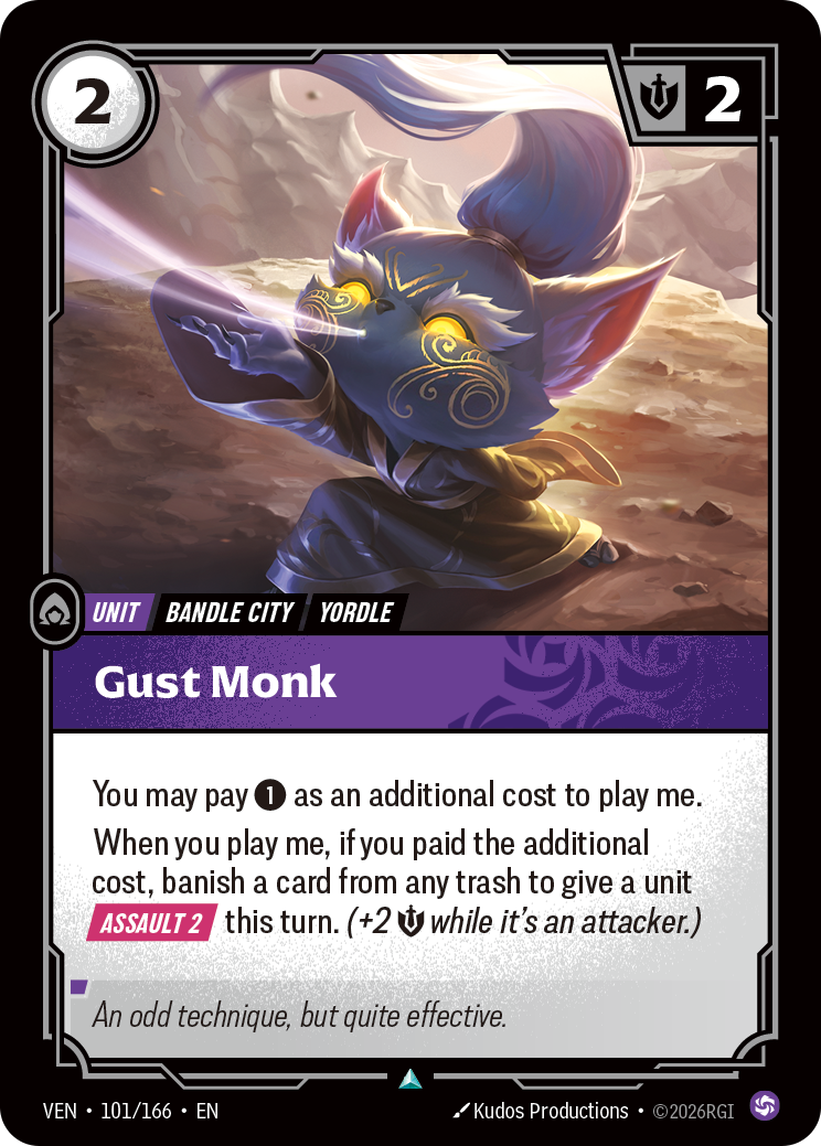 Gust Monk — Riftbound TCG card