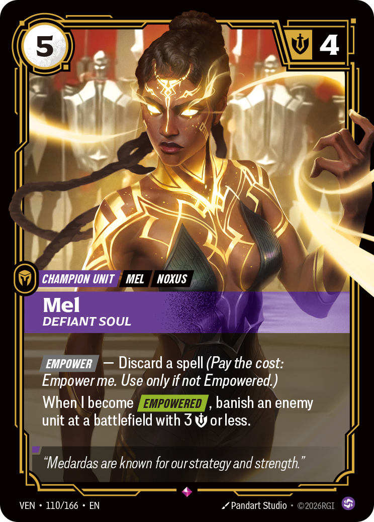 Mel, Defiant Soul — Riftbound TCG card