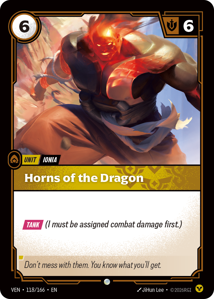 Horns of the Dragon — Riftbound TCG card