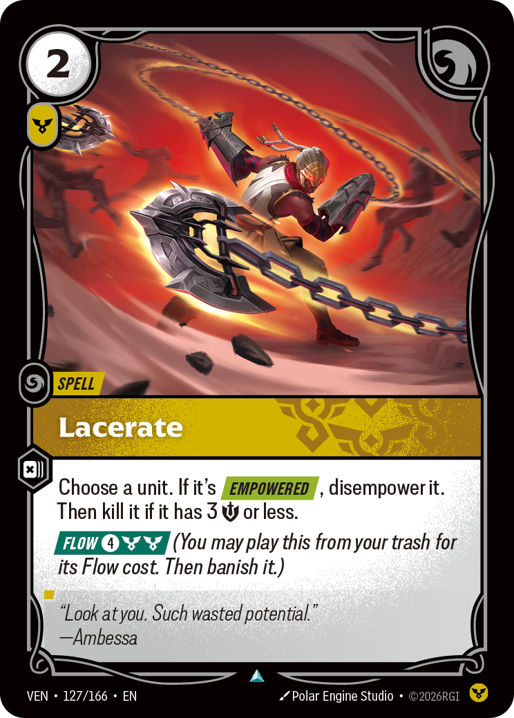 Lacerate — Riftbound TCG card