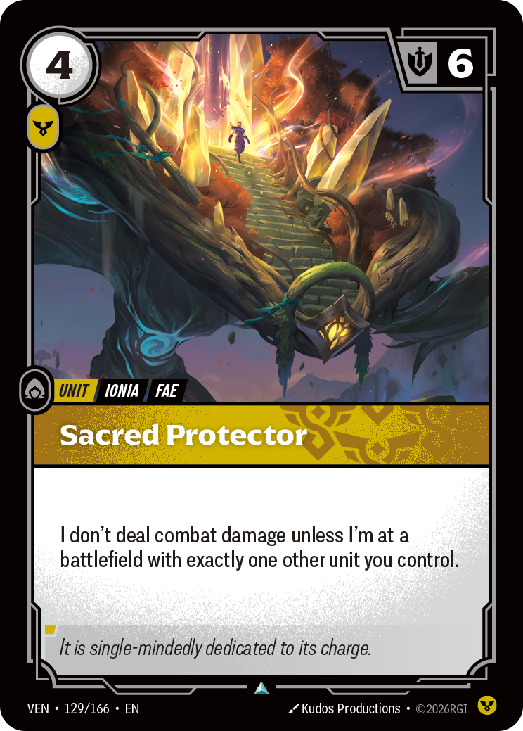 Sacred Protector — Riftbound TCG card