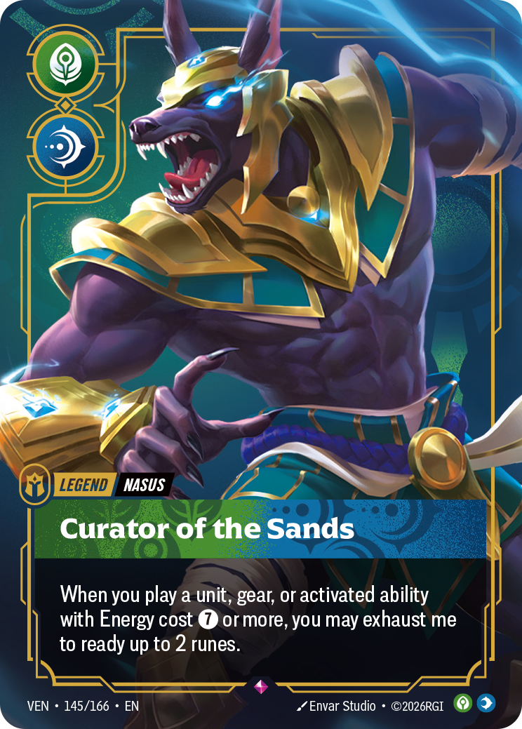 Nasus, Curator of the Sands — Riftbound TCG card