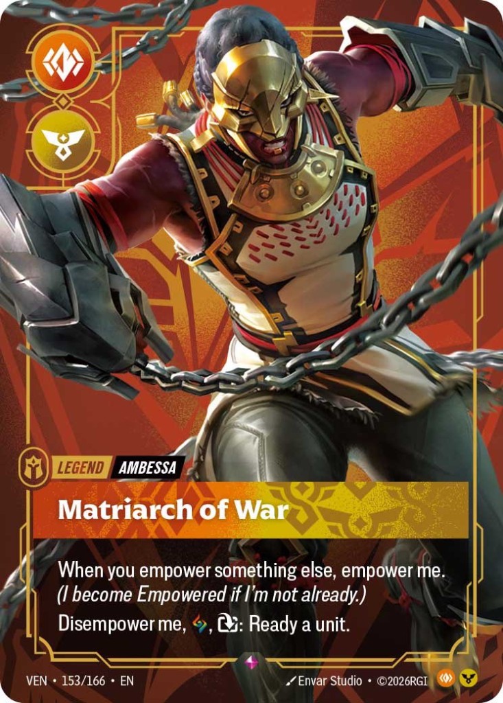 Matriarch of War — Riftbound TCG card
