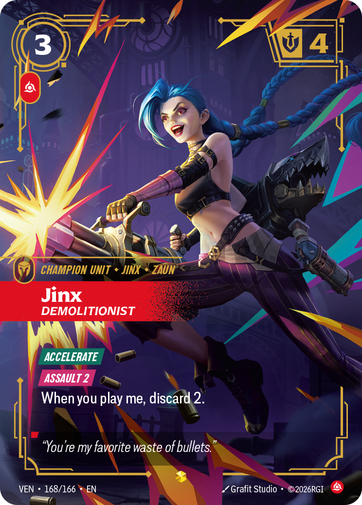 Jinx, Demolitionist — Riftbound TCG card