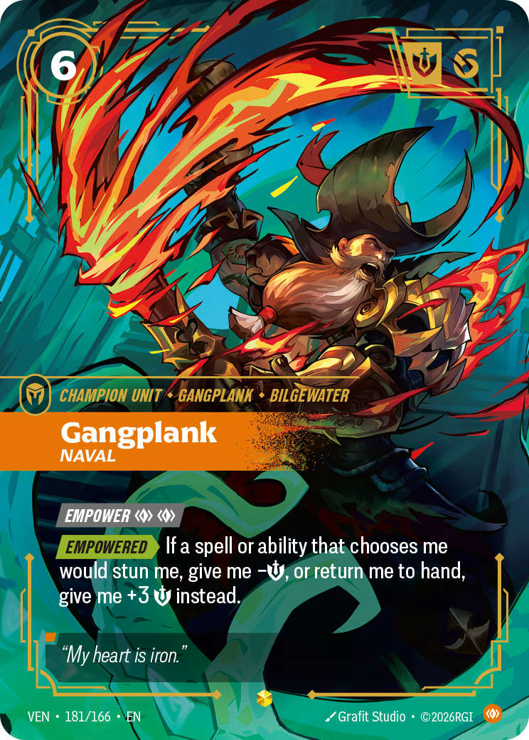 Gangplank, Naval — Riftbound TCG card