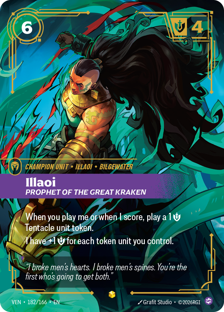 Illaoi, Prophet of the Great Kraken — Riftbound TCG card