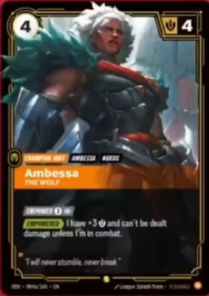 Ambessa, The Wolf — Riftbound TCG card