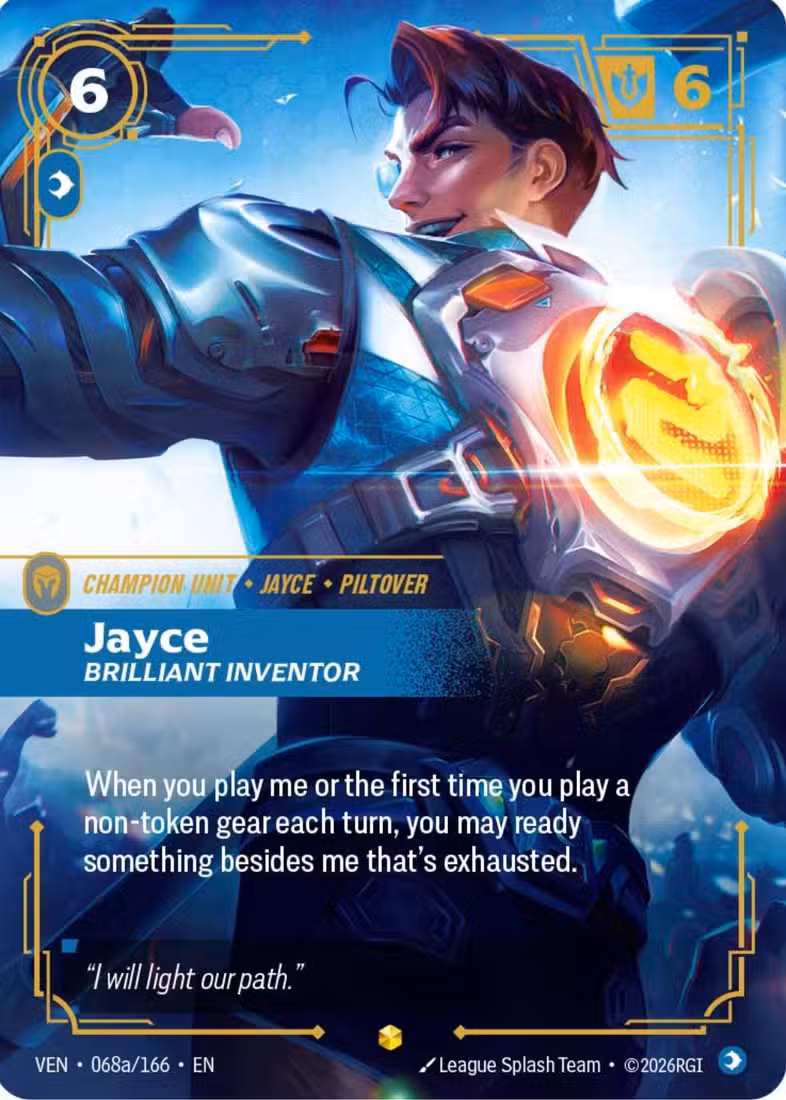 Jayce, Brilliant Inventor — Riftbound TCG card
