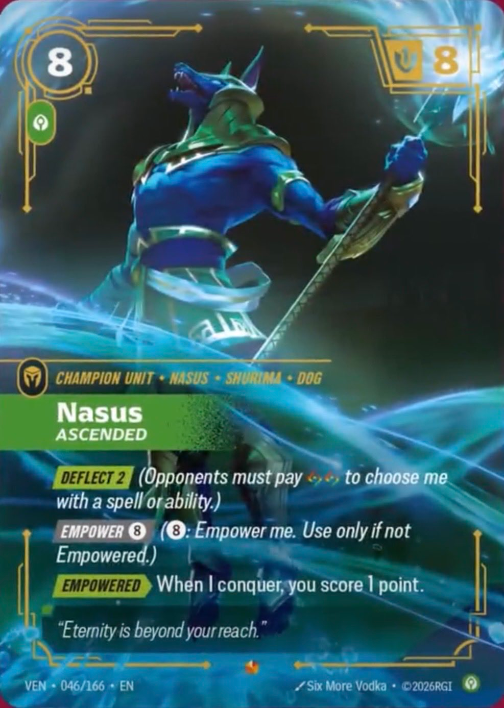 Nasus, Ascended — Riftbound TCG card