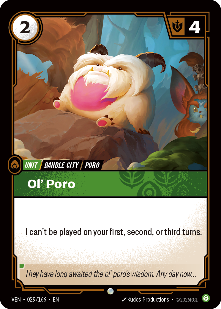 Ol' Poro — Riftbound TCG card