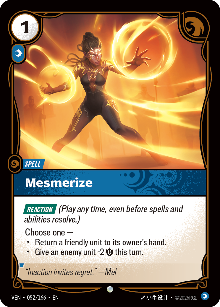 Mesmerize — Riftbound TCG card