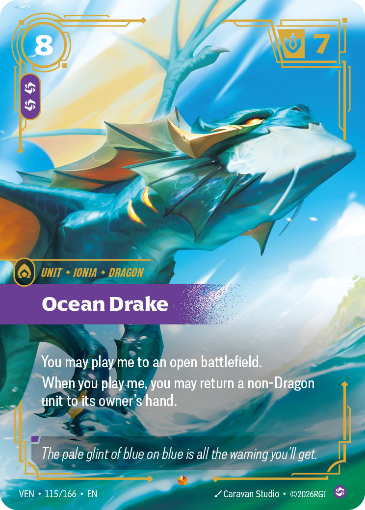 Ocean Drake — Riftbound TCG card