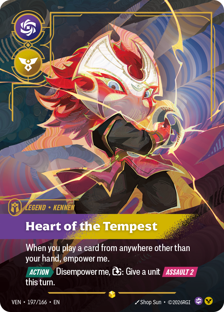 Kennen, Heart of the Tempest — Riftbound TCG card