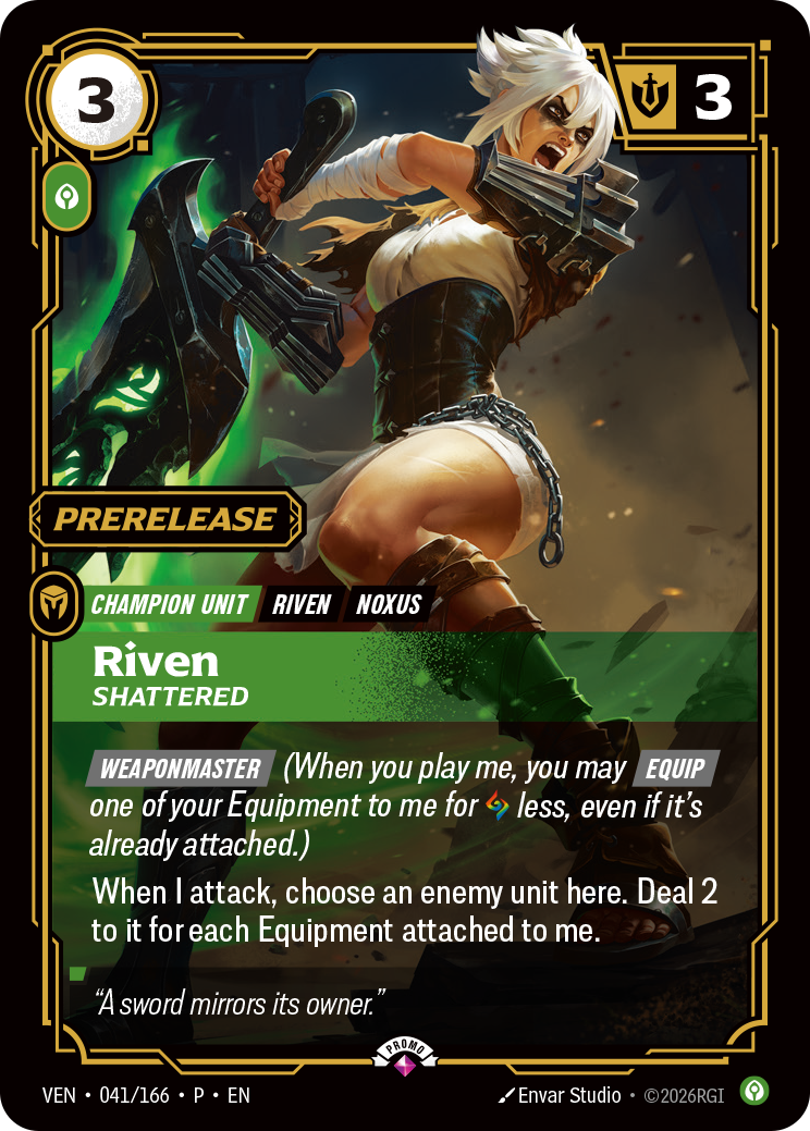 Riven, Shattered — Riftbound TCG card