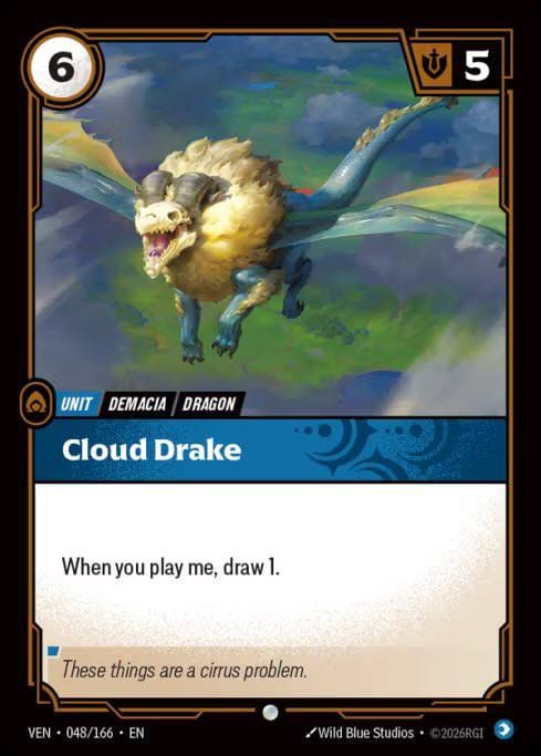 Cloud Drake — Riftbound TCG card
