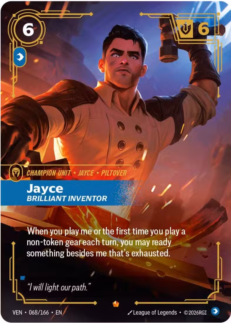 Jayce, Brilliant Inventor — Riftbound TCG card