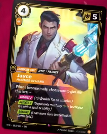 Jayce, Hammer in Hand — Riftbound TCG card