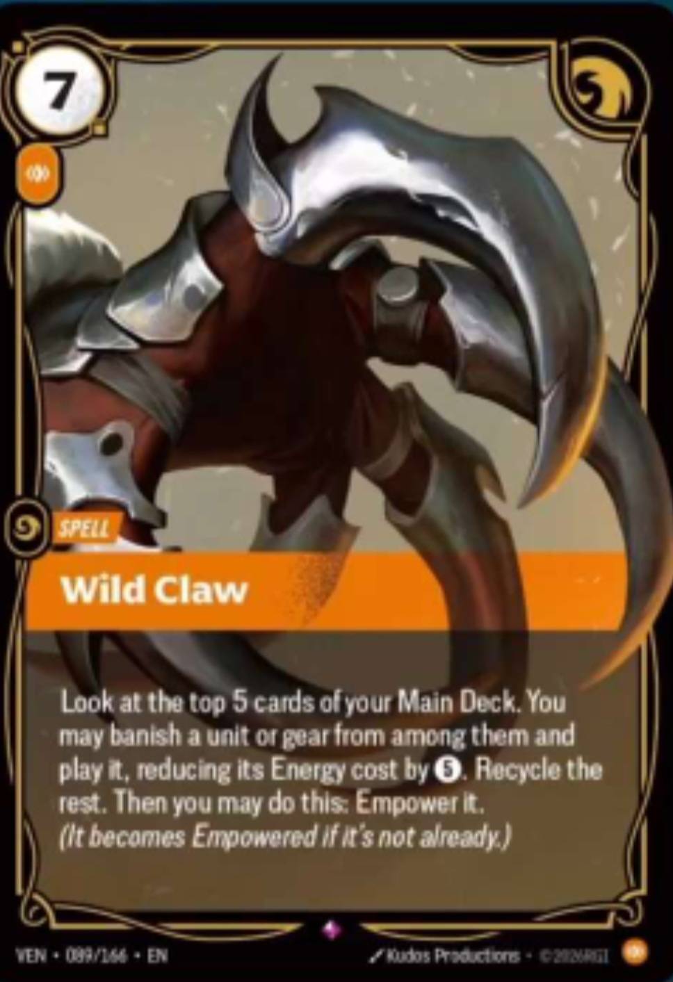 Wild Claw — Riftbound TCG card