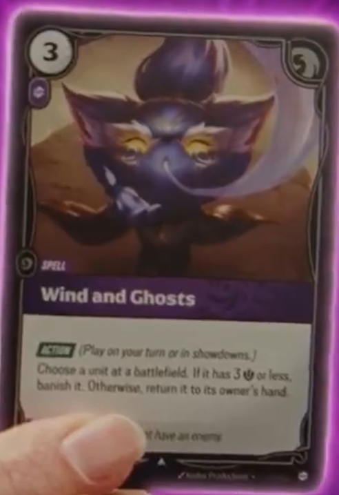 Wind and Ghosts — Riftbound TCG card