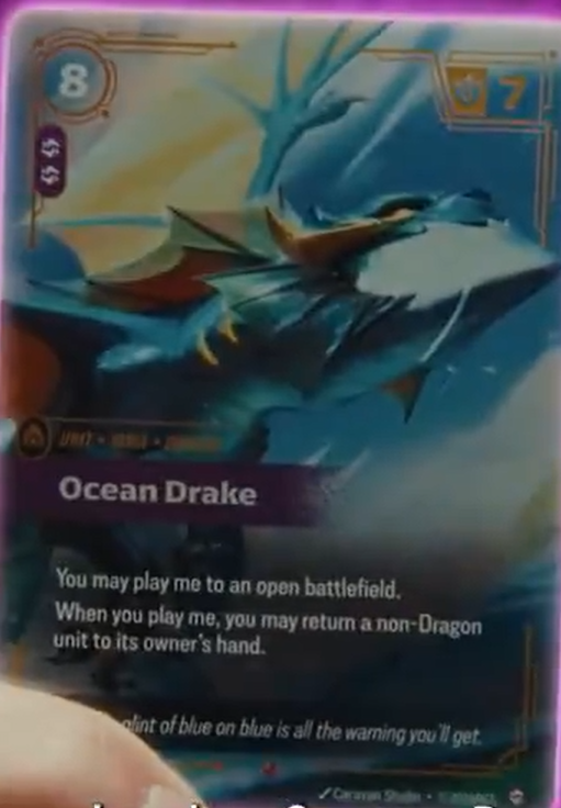 Ocean Drake — Riftbound TCG card