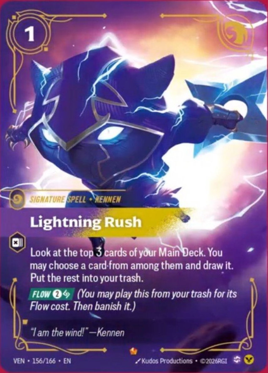 Lightning Rush — Riftbound TCG card