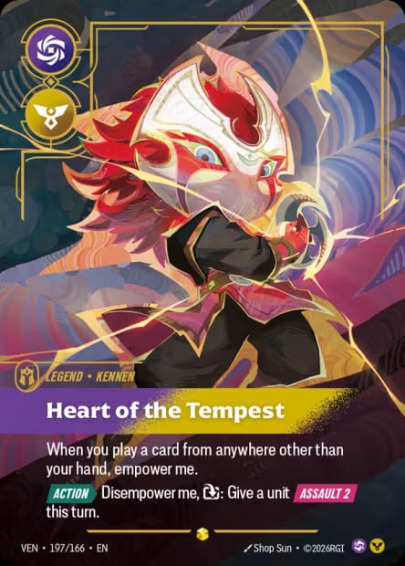 Heart of the Tempest — Riftbound TCG card